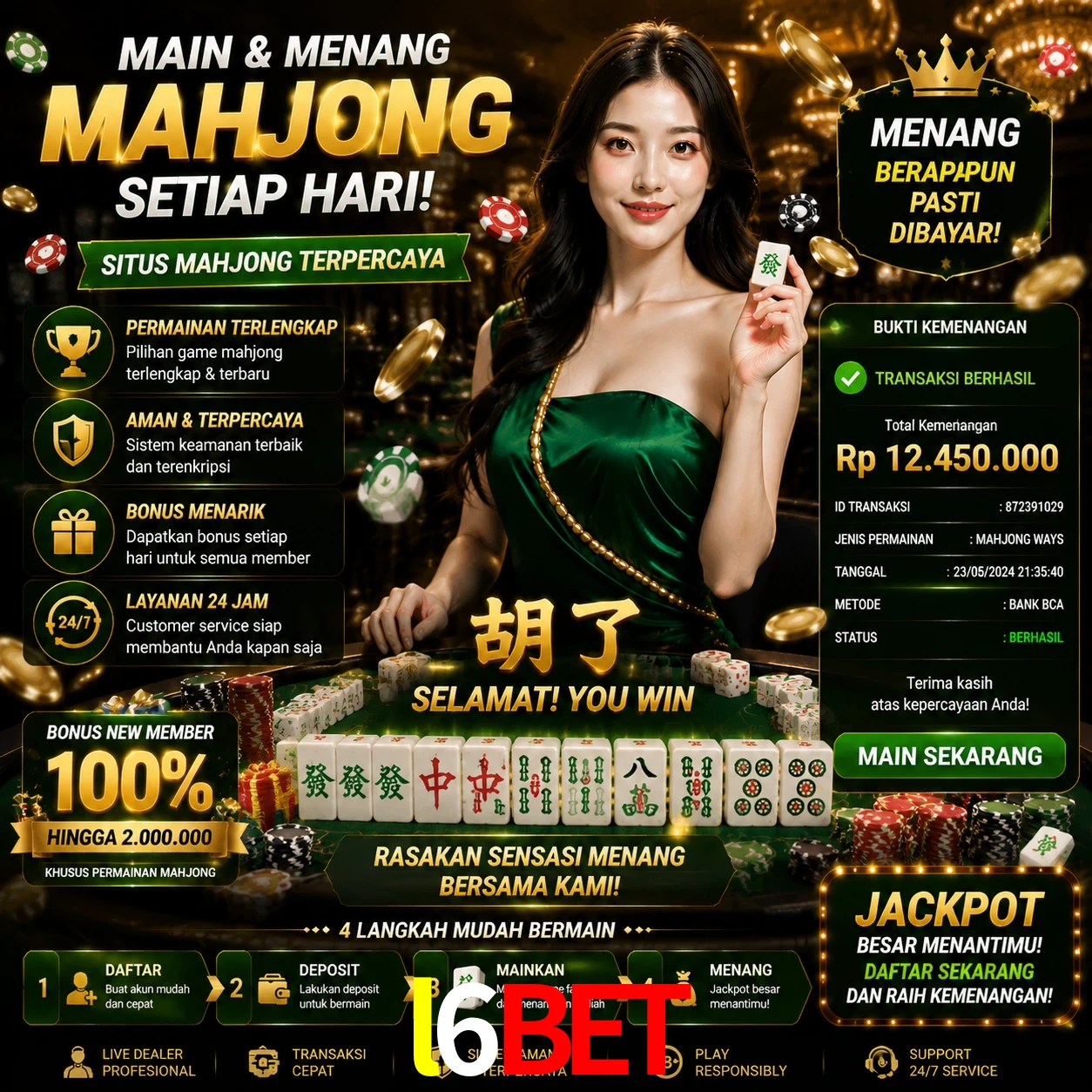 Ganhar e sacar na l6bet